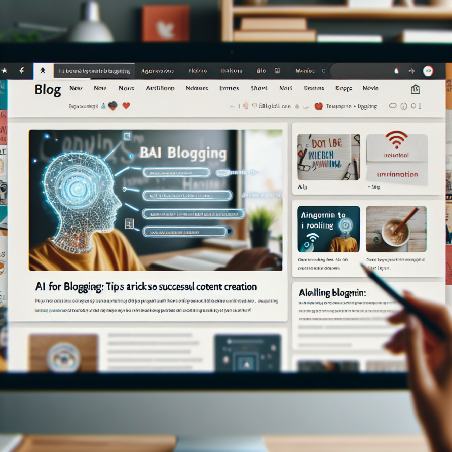 AI Voor Bloggen Tips en Tricks voor Succesvolle Inhoudcreatie