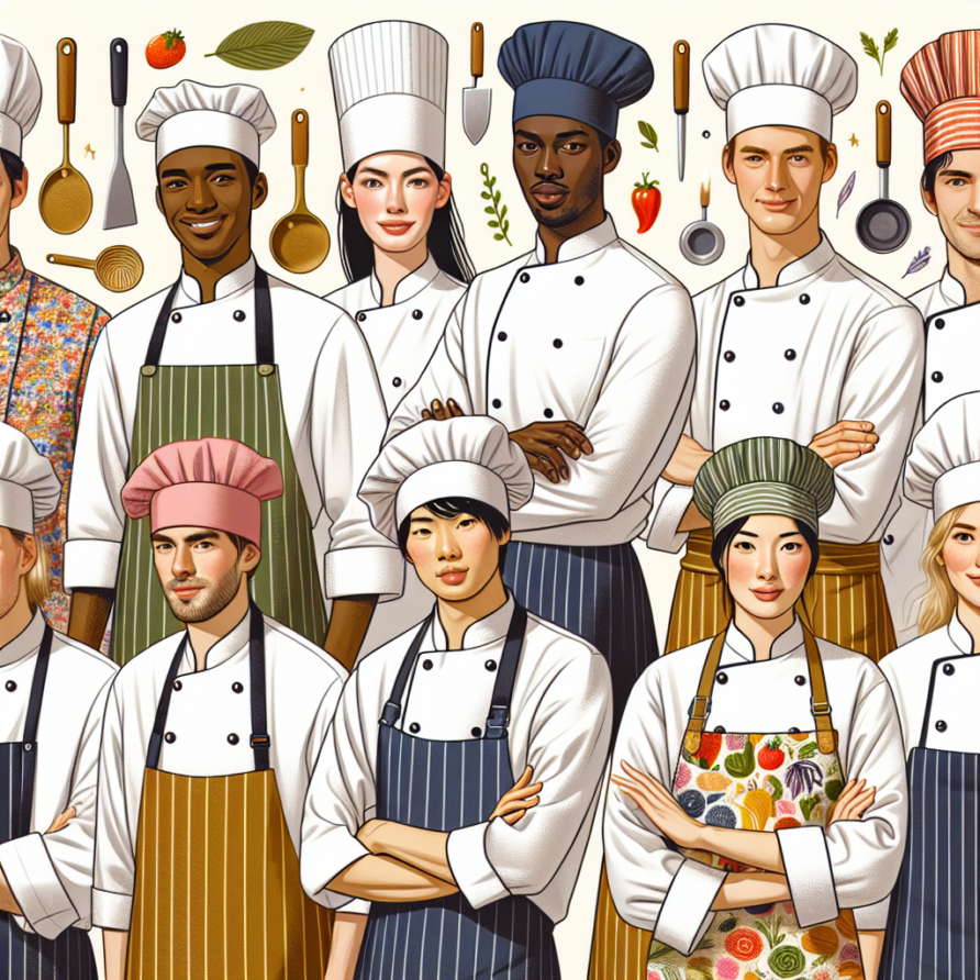 Kookaccessoires en stijlvolle kledingcombinaties voor elke chef